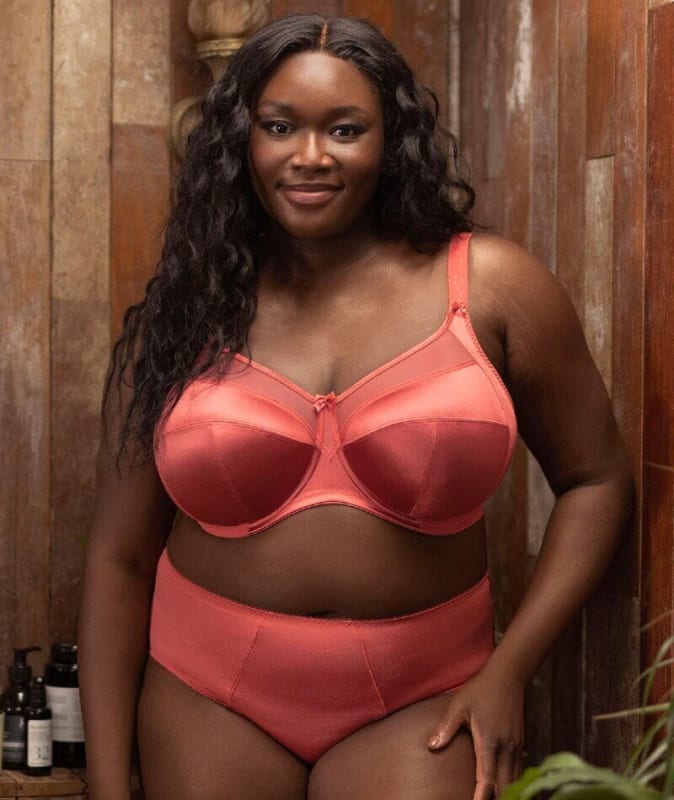 Goddess Keira Underwired Banded Bra - Mineral Red Bras