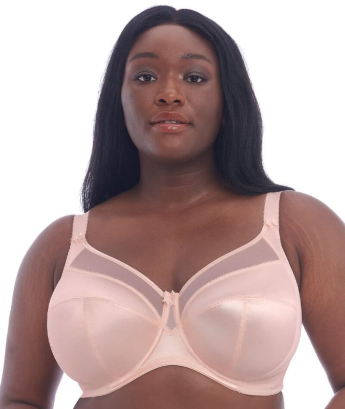 Goddess Keira Underwired Banded Bra - Pearl Blush Bras