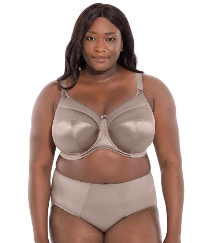 Goddess Keira Underwired Banded Bra - Pebble Bras