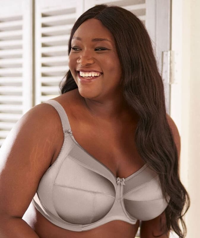 Goddess Keira Underwired Banded Bra - Pebble Bras