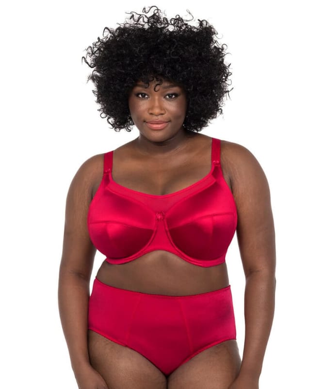 Goddess Keira Underwired Full Cup Bra - Crimson Bras