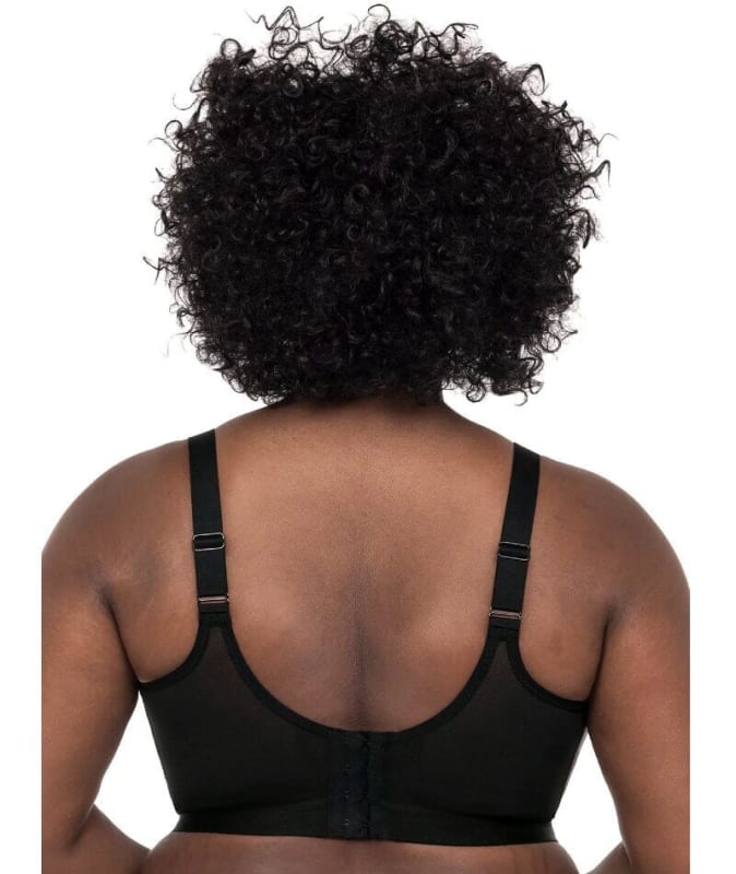 Goddess Sport Wirefree Sports Bra - Black Snake Bras