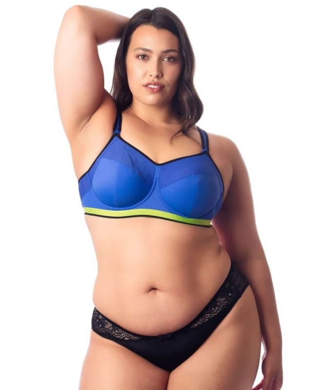Hotmilk Activate Maternity and Nursing Sports Bra - Royal Blue Bras 
