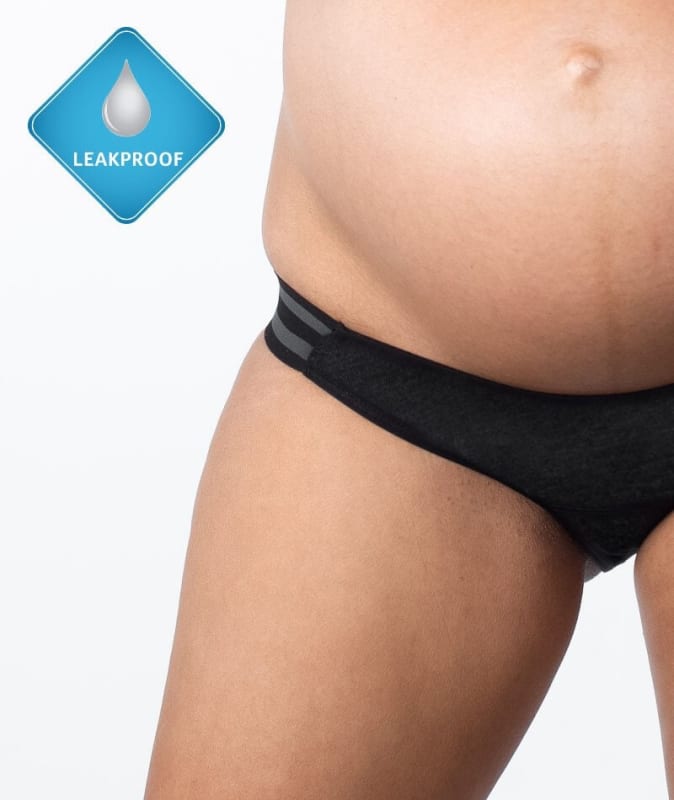 Hotmilk Elevate Light Leakproof Bikini Brief - Black Knickers