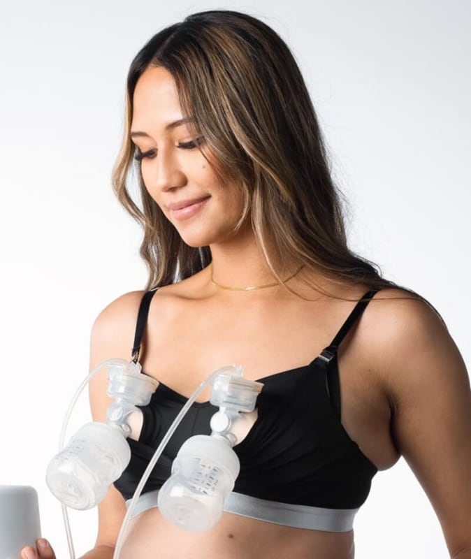 Hotmilk Freedom Pump & Nursing Wire-free Bra - Black Bras 