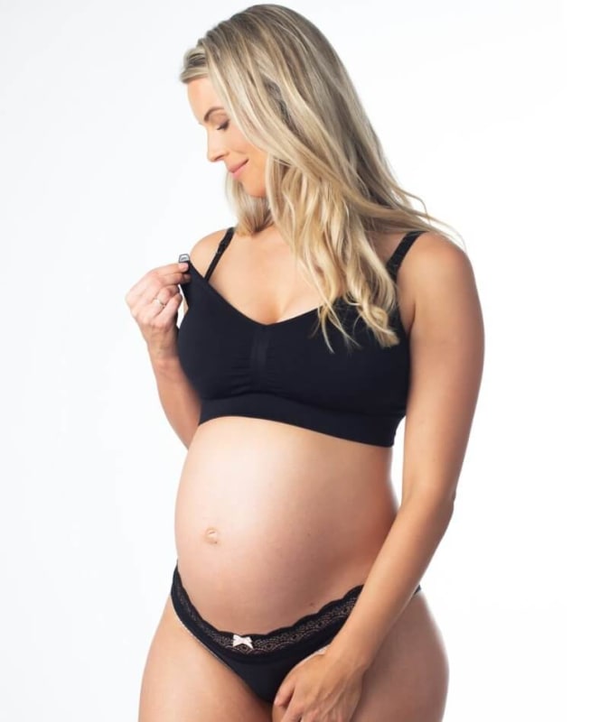 Hotmilk My Necessity Regular Fit Maternity & Nursing Bra - Black Bras