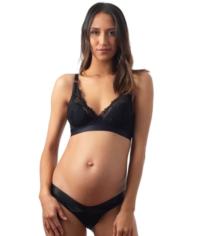 hotmilk Warrior Plunge Bra - Black Bras