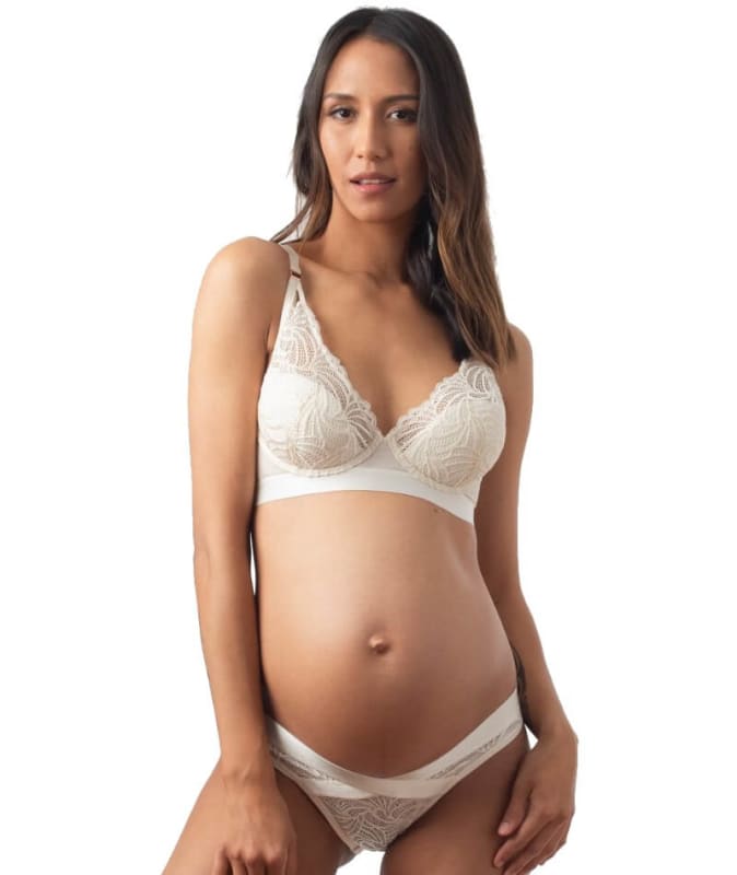 hotmilk Warrior Plunge Bra - Ivory Bras