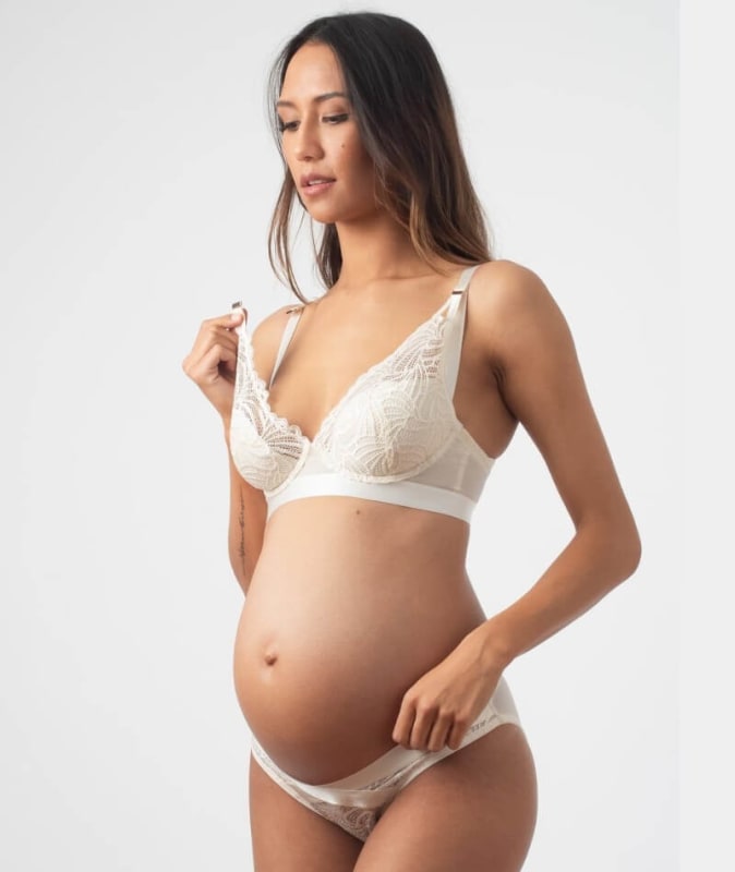 hotmilk Warrior Plunge Bra - Ivory Bras