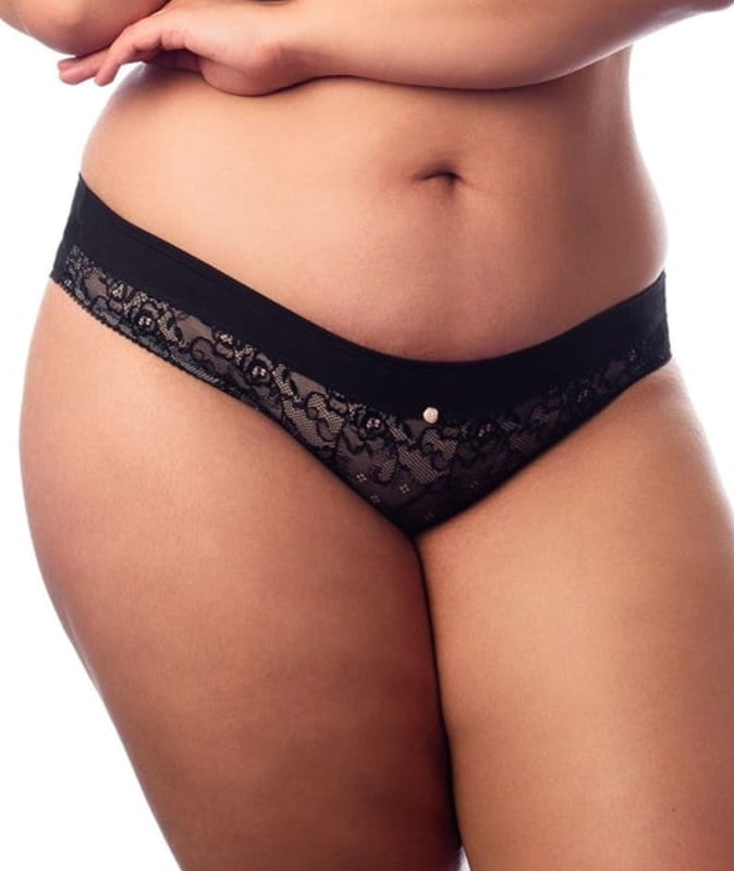 Hotmilk Temptation Bikini Brief - Black Knickers