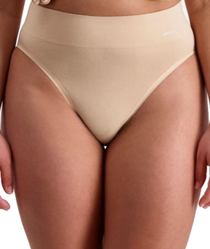 Jockey Skimmies Hi Cut Brief - Nude Briefs
