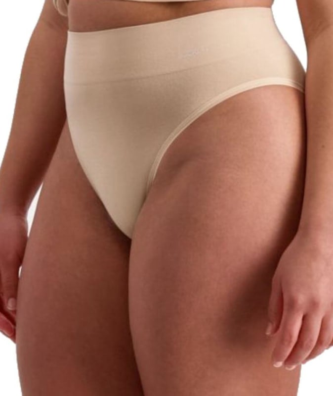Jockey Skimmies Hi Cut Brief - Nude Briefs