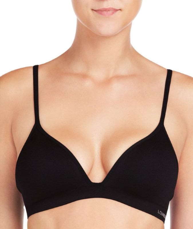 Lovable Seamless Contour Soft Cup Bra - Black Bras