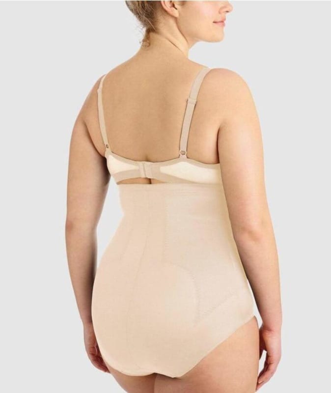 Miraclesuit Adjustable Fit-Plus High Waist Brief - Nude Shapewear 
