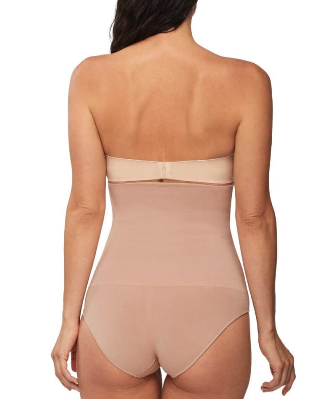 Nancy Ganz Bamboo Essentials High Waisted Brief - Mahogany Shapewear