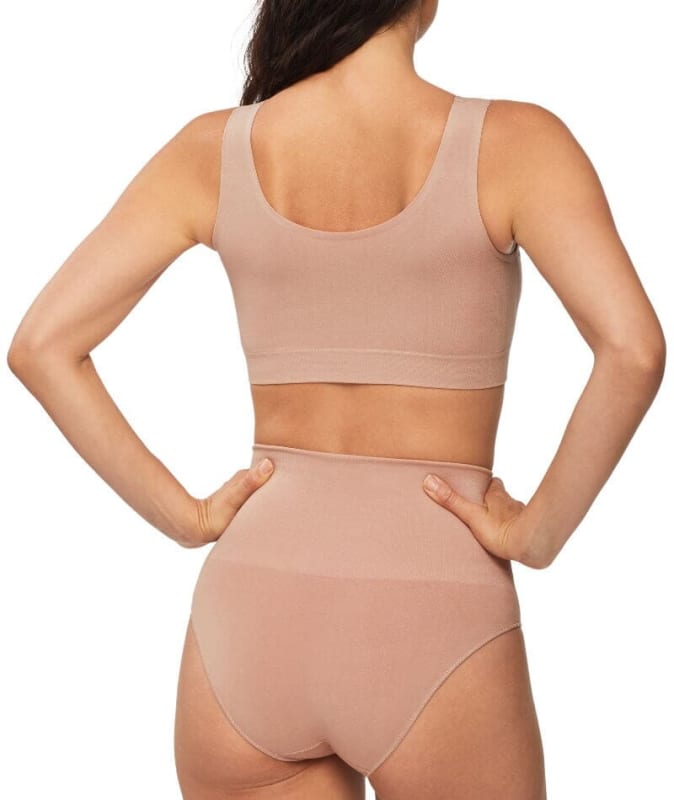 Nancy Ganz Bamboo Essentials Lined Bralette - Mahogany Bras