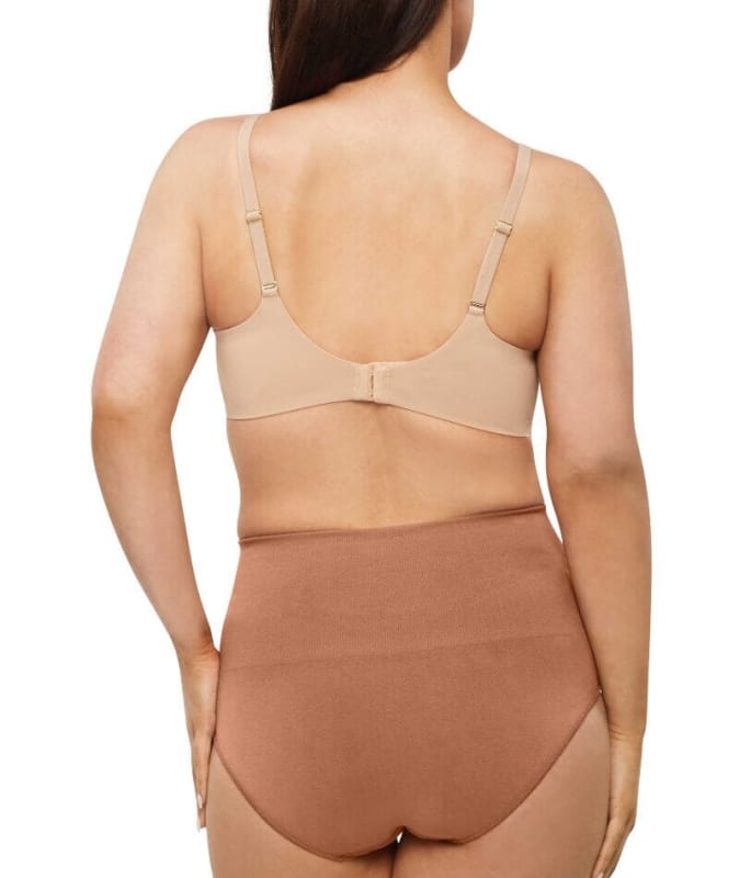 Nancy Ganz Bamboo Essentials Waisted Brief - Cocoa Shapewear
