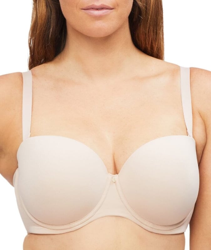 Nancy Ganz Body Define Strapless Full Cup Contour Bra - Warm Taupe Bras