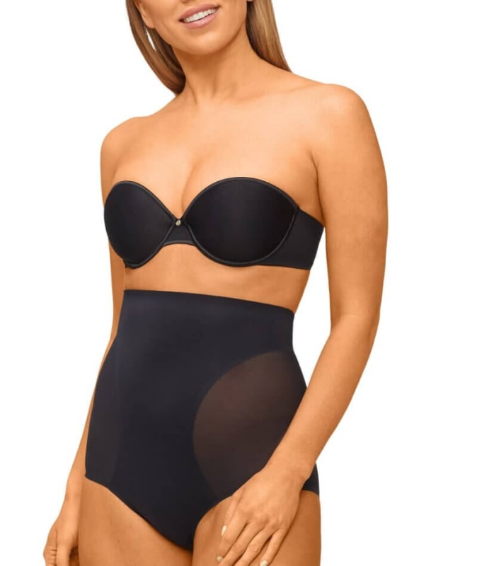 Nancy Ganz Body Light Spacer Strapless Bra - Black Bras