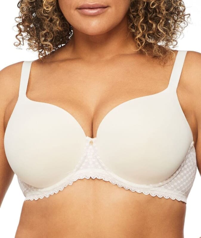Nancy Ganz Revive Ava Lace Full Coverage Contour Bra - Pearl Bras