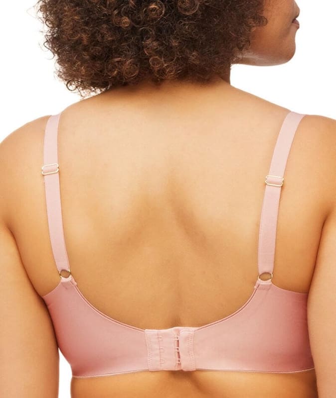 Nancy Ganz Revive Maya Underwire Lace Minimiser Bra - Rose Quartz Bras