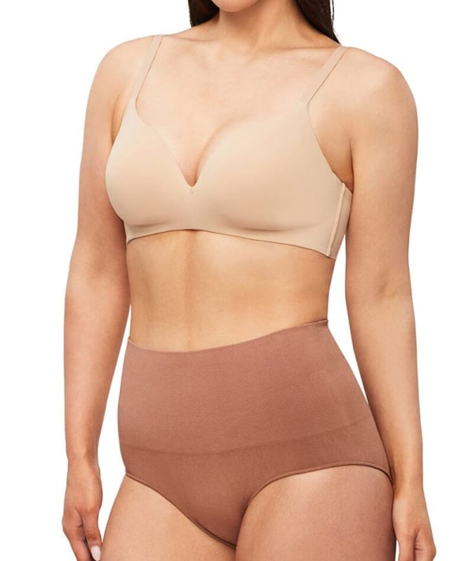 Nancy Ganz Revive Smooth Wire-free Full Cup Bra - Warm Taupe Bras