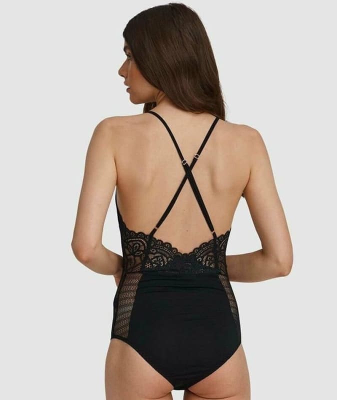 Oh!Zuza Lace Bodysuit - Black Bodysuits & Basques
