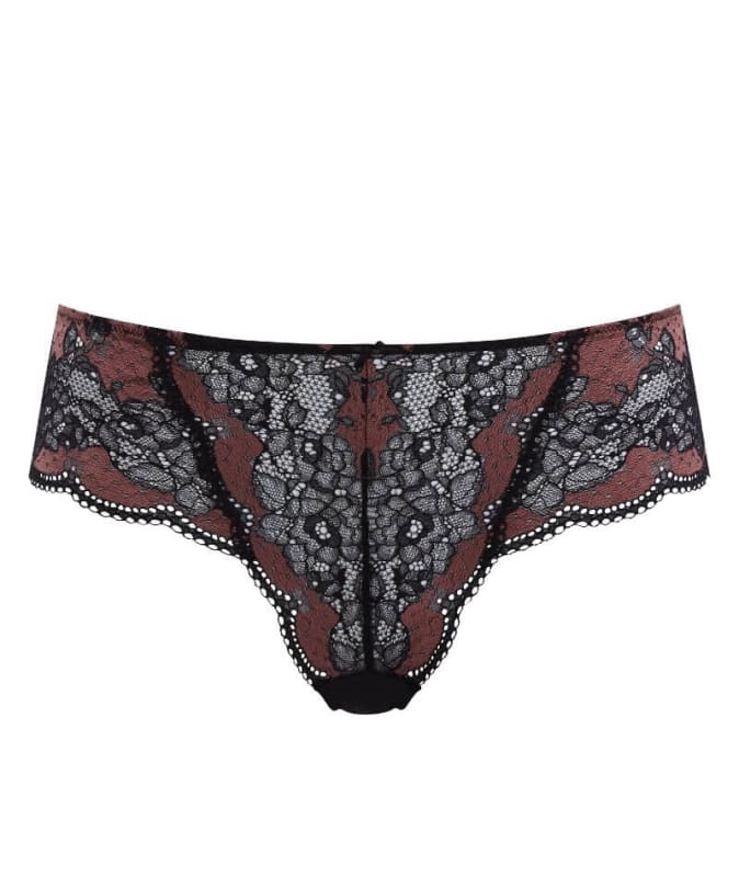 Panache Clara Brief - Black/Fig Knickers