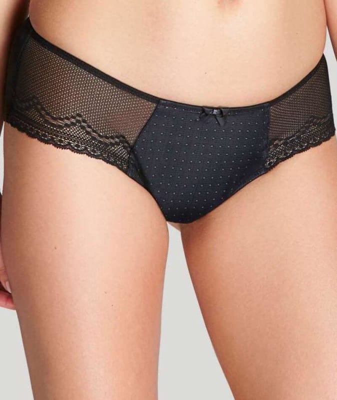 Panache Hettie Brief - Black Grey Bras