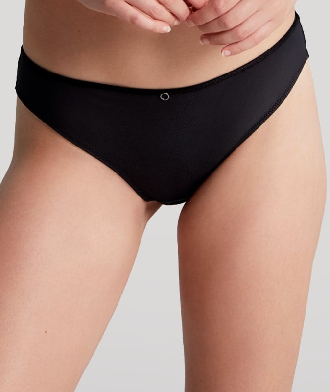 Panache Elan Luxe Brazilian Brief - Noir Knickers
