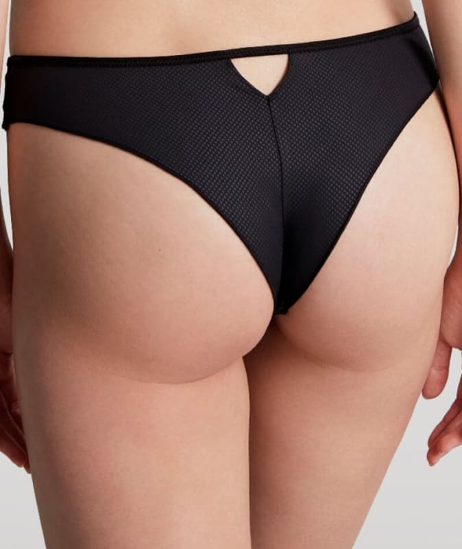 Panache Elan Luxe Brazilian Brief - Noir Knickers