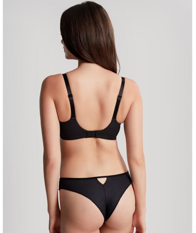 Panache Elan Luxe Brazilian Brief - Noir Knickers