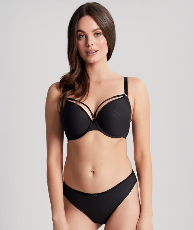 Panache Elan Luxe Brazilian Brief - Noir Knickers 