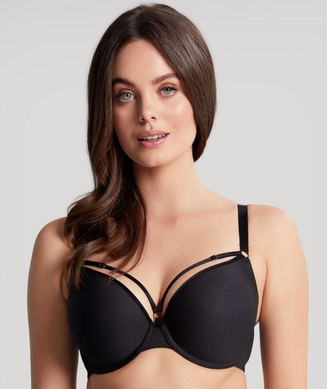 Panache Elan Luxe Moulded Plunge Bra - Noir Bras 