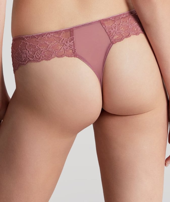 Panache Envy Thong - Rose Mauve Knickers