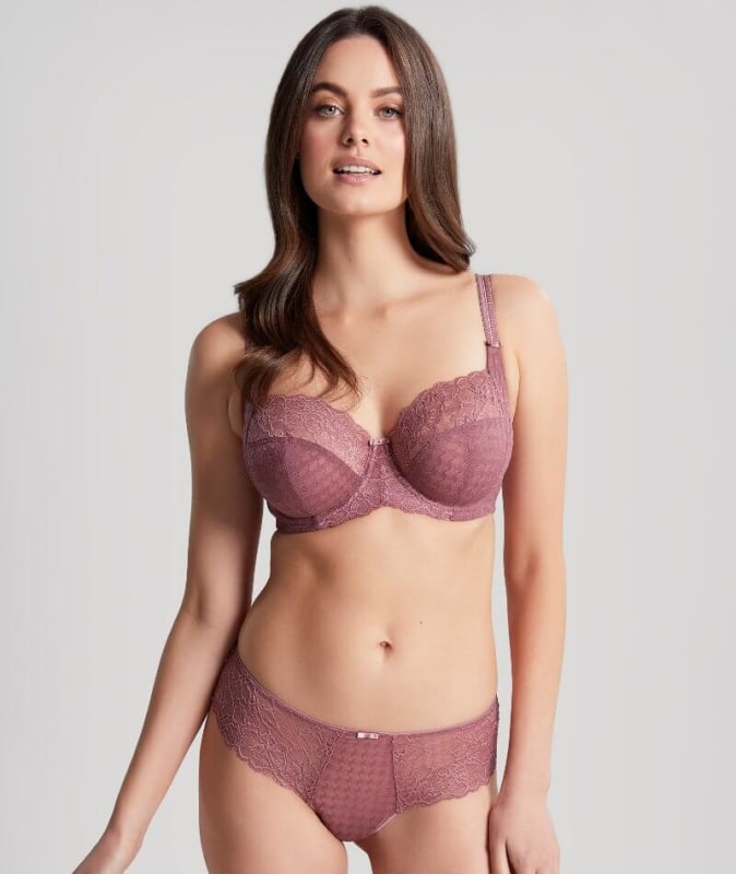 Panache Envy Thong - Rose Mauve Knickers