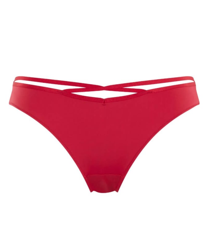 Panache Faith Amour Brazilian Brief - Scarlet Knickers