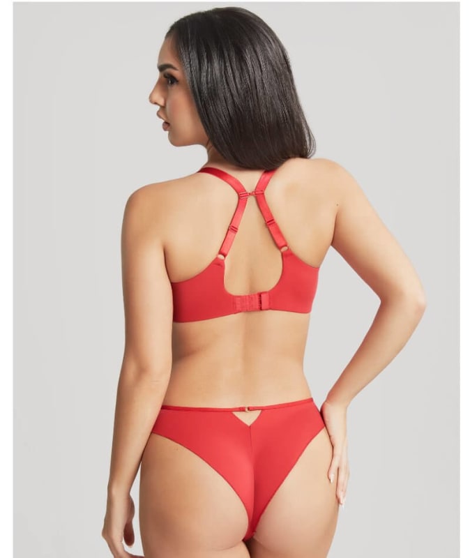 Panache Faith Amour Moulded Plunge Bra - Scarlet Bras