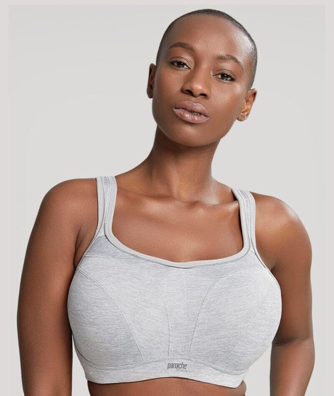Panache Sport Underwired Sports Bra - Grey Marl Bras