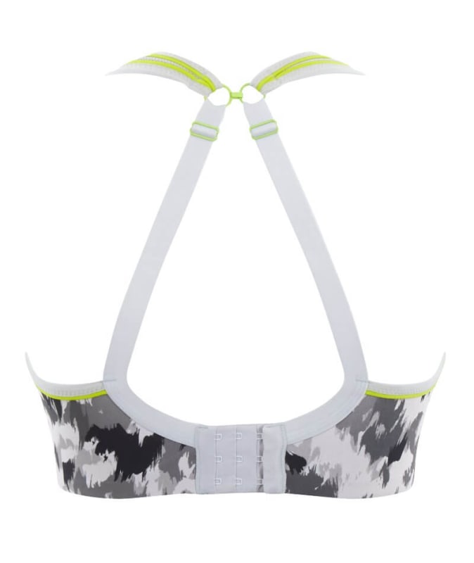 Panache Sport Non-Underwired Sports Bra - Grey Animal Bras