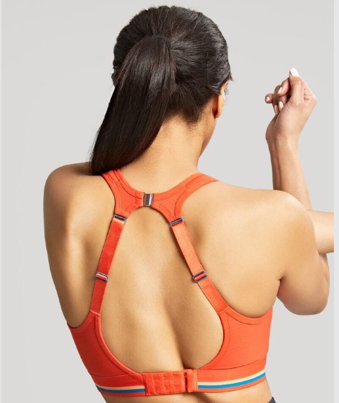 Panache Sport Wire-free Racerback Sports Bra - Sunrise Orange Bras