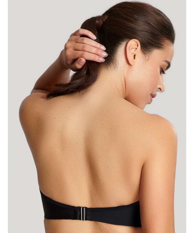 Panache Swim Anya Bandeau Balconnet Bikini Top - Black Swim