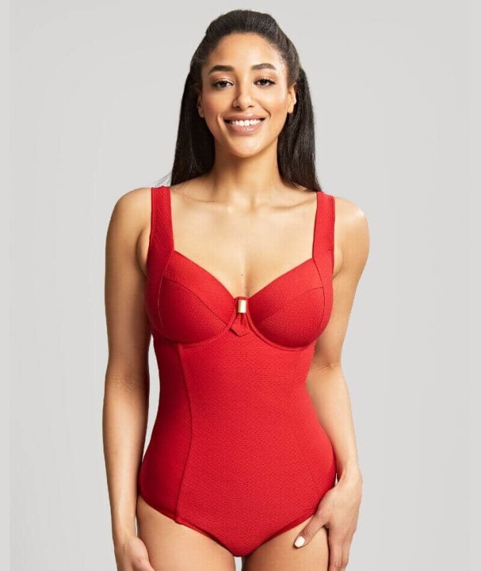 Panache Swim Marianna Balconnet One Piece Swimsuit - Crimson Swim