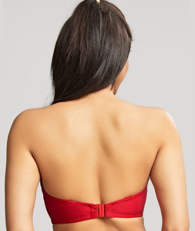 Panache Swim Marianna D-H Cup Bandeau Bikini Top - Crimson Swim