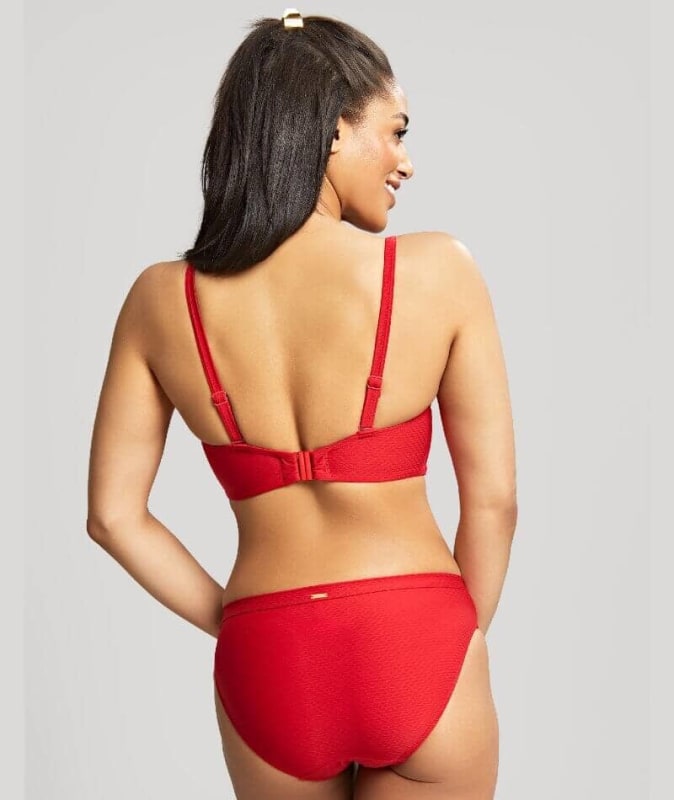 Panache Swim Marianna D-H Cup Bandeau Bikini Top - Crimson Swim