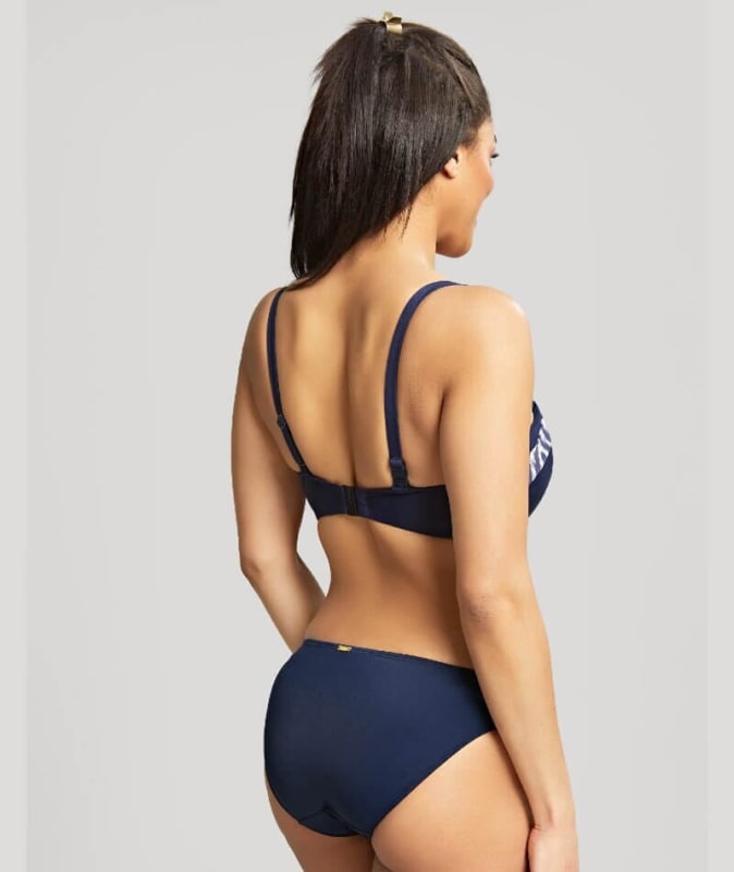 Panache Swim Oceana Bandeau Bikini Top - Navy Swim