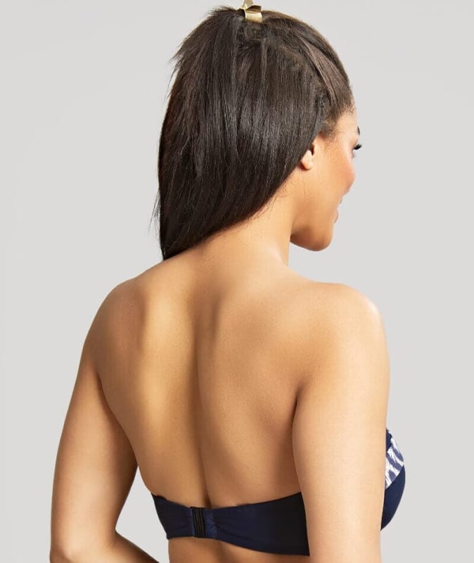 Panache Swim Oceana Bandeau Bikini Top - Navy Swim
