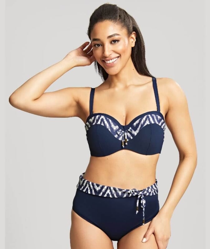 Panache Swimwear Oceana Mid Pant - Navy Swim 