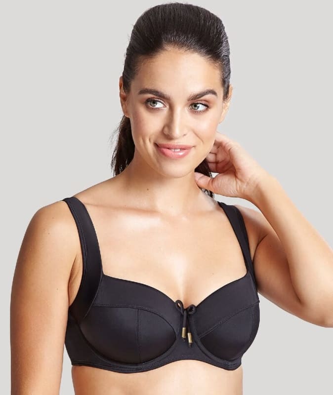 Panache Swimwear Anya Riva Balconnet Underwired Bikini - Black Swim