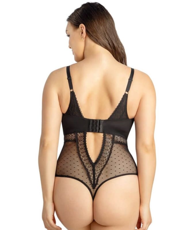 Parfait Mia Dot Bodysuit - Black Bras